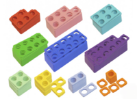 Нумирошка. Набор цветных пластиковых форм 100 шт. по методике Нумикон - fgospostavki.ru - Апрелевка