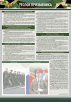 Стенд-уголок "Уголок призывника" - fgospostavki.ru - Апрелевка