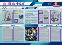 Стенд-уголок "Юный физик" - fgospostavki.ru - Апрелевка