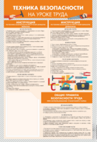 Стенд-уголок "Техника безопасности на уроках труда" - fgospostavki.ru - Апрелевка