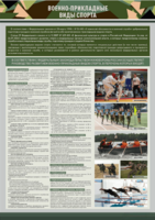 Стенд "Военно-прикладные виды спорта" - fgospostavki.ru - Апрелевка