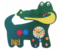 Бизиборд «Зеленый крокодил» - fgospostavki.ru - Апрелевка