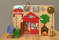 Настенная панель «Загородный домик» - fgospostavki.ru - Апрелевка