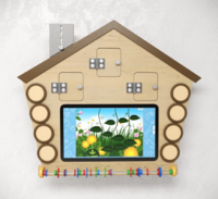 Интерактивный бизиборд с программным логопедическим комплексом и элементами «Избушка» - fgospostavki.ru - Апрелевка