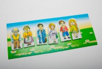 Набор пальчиковых кукол "Семья" 6 штук - fgospostavki.ru - Апрелевка