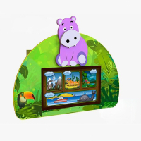 Сенсорный настенный коррекционно-развивающий комплекс Бегемотик - fgospostavki.ru - Апрелевка