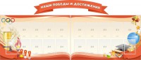 Стенд "Наши победы и достижения" (резной стенд из 3-х частей) - fgospostavki.ru - Апрелевка