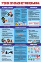 Стенд "Уголок безопасности школьника" - fgospostavki.ru - Апрелевка
