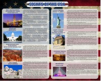 Стенд "Достопримечательности США" Вариант 2 - fgospostavki.ru - Апрелевка