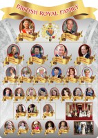 Стенд резной "Британская королевская семья" - fgospostavki.ru - Апрелевка