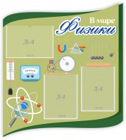 Стенд "В мире физики" - fgospostavki.ru - Апрелевка