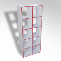 Шкаф открытый многосекционный ТР10 ЛДСП  - fgospostavki.ru - Апрелевка