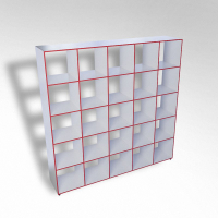 Шкаф открытый многосекционный ТР25 ЛДСП - fgospostavki.ru - Апрелевка