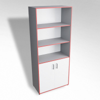 Шкаф широкий открытый с закрытой тумбой ТР2 ЛДСП - fgospostavki.ru - Апрелевка