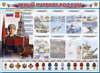 Стенд-уголок "Юный патриот России" - fgospostavki.ru - Апрелевка