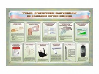 Стенды "Учебно-практическое оборудование по оказанию первой помощи" - fgospostavki.ru - Апрелевка
