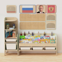 Средний уголок патриотического воспитания в группе ДОУ - «Родина моя» - fgospostavki.ru - Апрелевка