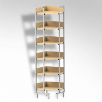 Стеллаж на металлокаркасе угловой - fgospostavki.ru - Апрелевка