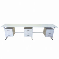 Стол 3-х тумбовый для лабораторных работ 2500*900*850 ЛДСП - fgospostavki.ru - Апрелевка