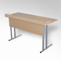 Стол ученический 'Школьник' для кабинета химии с бортиком  - fgospostavki.ru - Апрелевка