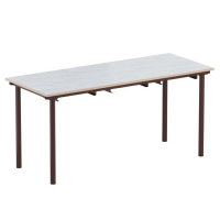 Стол обеденный 6-местный под табуретки на круглой трубе - fgospostavki.ru - Апрелевка