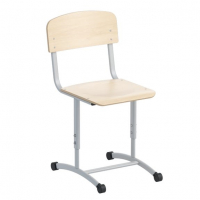 Стул ученический регулируемый на плоскоовальной трубе - fgospostavki.ru - Апрелевка