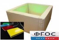 Сухой бассейн интерактивный с клавишами управления (217х217х66 сантиметров) - fgospostavki.ru - Апрелевка