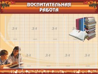 Стенд "Воспитательная работа" - fgospostavki.ru - Апрелевка