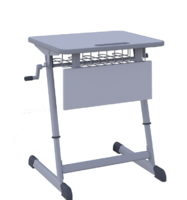 Парта NOMAD V одноместная регулируемая по высоте с антивандальной кромкой - fgospostavki.ru - Апрелевка