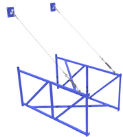 Ферма баскетбольная вынос 2 метра для щита из оргстекла 1,8х.1,05 метра - fgospostavki.ru - Апрелевка