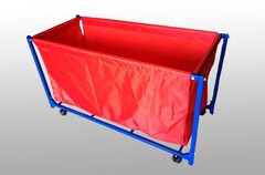 Контейнер для мячей на колесиках (разборный без крышки) - fgospostavki.ru - Апрелевка