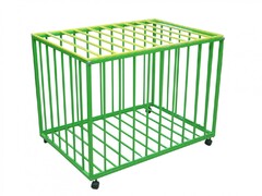 Контейнер для мячей на колесиках (разборный с крышкой) - fgospostavki.ru - Апрелевка