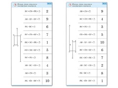 Комплект карточек (10) "Обучающий калейдоскоп. Сложение и вычитание в пределах 10" - fgospostavki.ru - Апрелевка