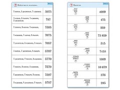Комплект карточек (10) "Обучающий калейдоскоп. Сложение и вычитание в столбик" - fgospostavki.ru - Апрелевка