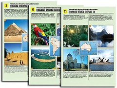 Комплект таблиц по географии "Уникальные объекты южных материков" раздаточные (цветные, ламинированные, А4, 12 штук) - fgospostavki.ru - Апрелевка