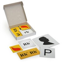 Модель-аппликация "Наследование резус-фактора" (набор из 19 карт) - fgospostavki.ru - Апрелевка