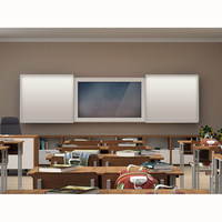 «Фибоначчи» - Интерактивная раздвижная доска с магнитно-маркерной поверхностью - fgospostavki.ru - Апрелевка