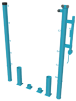 Стойки для большого тенниса с механизмом натяжения со стаканами - fgospostavki.ru - Апрелевка