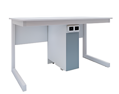 Стол ученический для кабинета физики/биологии двухместный - fgospostavki.ru - Апрелевка