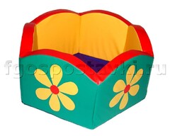 Сухой бассейн шестигранный "Ромашка" - fgospostavki.ru - Апрелевка