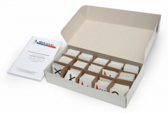 Модель-аппликация "Генетика групп крови" (раздаточный материал из 15 комплектов по 24 карты) - fgospostavki.ru - Апрелевка