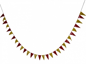 Флажная лента (5 метров, флажок 15*30 сантиметров) - fgospostavki.ru - Апрелевка