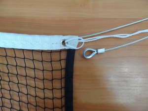 Сетка для бадминтона с тросом (1,5 миллиметра) - fgospostavki.ru - Апрелевка