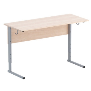 Стол ученический двухместный регулируемый на прямоугольной трубе - fgospostavki.ru - Апрелевка