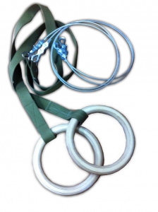 Кольца гимнастические с тросом (2 метра) - fgospostavki.ru - Апрелевка