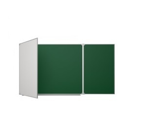 Доска аудиторная трехэлементная магнитная комбинированная полимерная (3000*1000) - fgospostavki.ru - Апрелевка