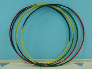 Обруч с утяжелителем стальной "Радуга" (900 миллиметров, 1050 грамм) - fgospostavki.ru - Апрелевка