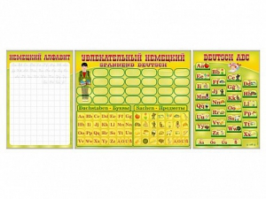 Комплект оборудования "Немецкий алфавит" + комплект тематических магнитов - fgospostavki.ru - Апрелевка