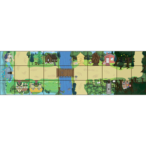 Тематическое поле-маршрутизатор «Сказка» для мини-робота Bee-Bot/Blue-Bot - fgospostavki.ru - Апрелевка