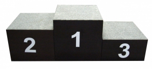 Пьедестал победителей на 3 места (деревянный) - fgospostavki.ru - Апрелевка